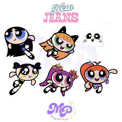 new jeans powerpuff png